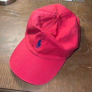 Pink polo by Ralph Lauren hat